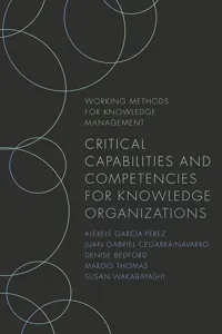 Critical Capabilities and Competencies for Knowledge Organizations_cover