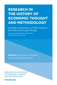 Research in the History of Economic Thought and Methodology_cover