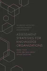 Assessment Strategies for Knowledge Organizations_cover