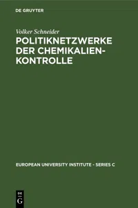 Politiknetzwerke der Chemikalienkontrolle_cover