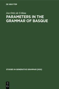 Parameters in the grammar of Basque_cover