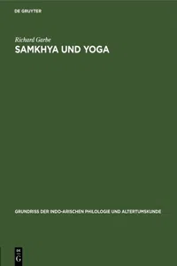 Samkhya und Yoga_cover