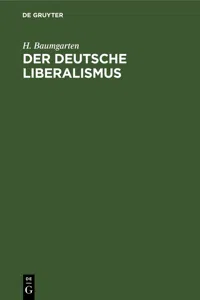 Der deutsche Liberalismus_cover