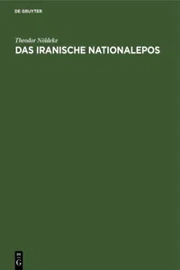 Das iranische Nationalepos_cover