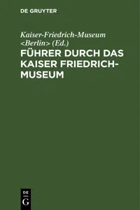 Führer durch das Kaiser Friedrich-Museum_cover