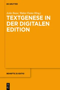 Textgenese in der digitalen Edition_cover