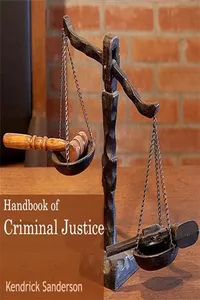 Handbook of Criminal justice_cover