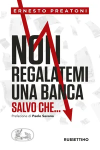 Non regalatemi una banca_cover