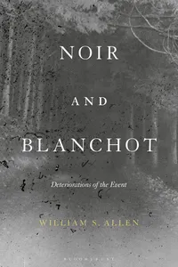 Noir and Blanchot_cover