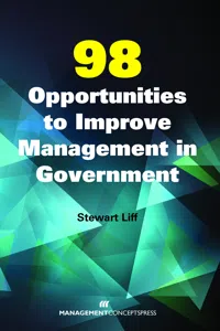 98 Opportunities to Improve Management in Government_cover