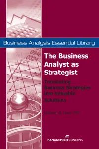 The Business Analyst as Strategist_cover