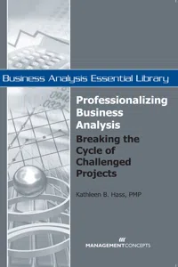 Professionalizing Business Analysis_cover