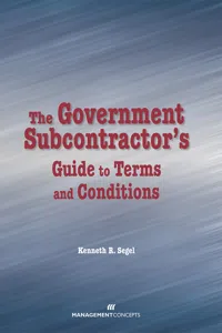 The Government Subcontractor's Guide to Terms and Conditions_cover