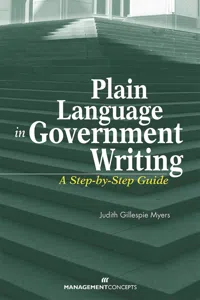 Plain Language in Government Writing_cover