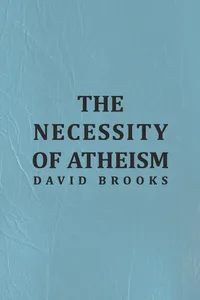 The Necessity of Atheism_cover