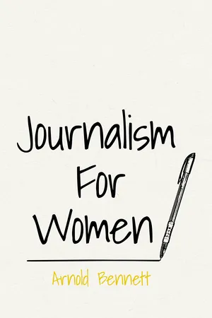Journalism For Women