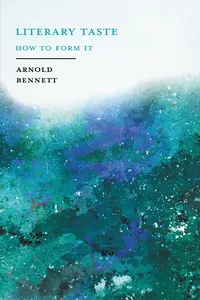 Literary Taste - How to Form It_cover