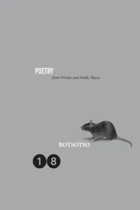 Botsotso 18: Poetry_cover