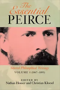 The Essential Peirce, Volume 1_cover