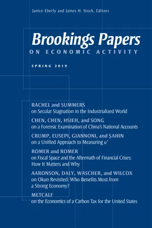 Brookings Papers on Economic Activity: Spring 2019