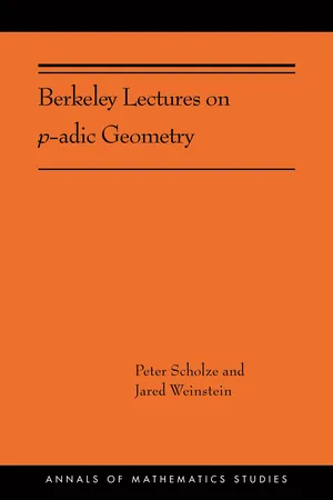 Berkeley Lectures on p-adic Geometry