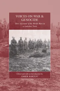 Voices on War and Genocide_cover