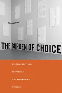 The Burden of Choice_cover