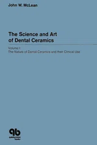 The Science and Art of Dental Ceramics - Volume I_cover