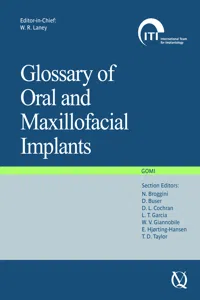 GOMI, Glossary of Oral and Maxillofacial Implants_cover