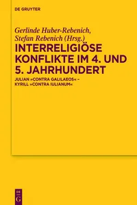 Interreligiöse Konflikte im 4. und 5. Jahrhundert_cover