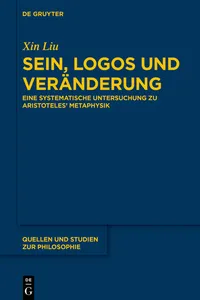 Sein, Logos und Veränderung_cover