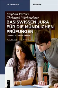 Basiswissen Jura für die mündlichen Prüfungen_cover