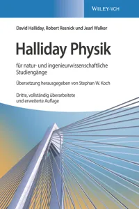 Halliday Physik für natur- und ingenieurwissenschaftliche Studiengänge_cover