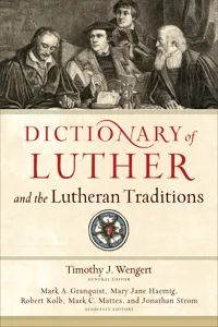 Dictionary of Luther and the Lutheran Traditions_cover