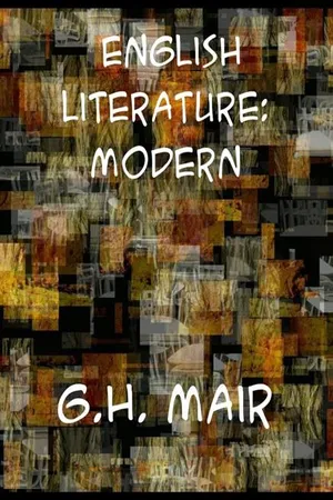 English Literature: Modern Home University Library of Modern Knowledge