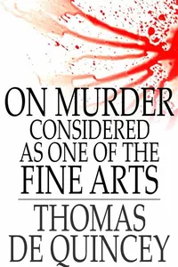 On Murder Considered as One of the Fine Arts_cover