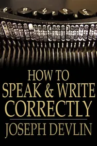 How to Speak and Write Correctly_cover