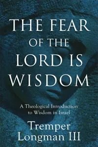 The Fear of the Lord Is Wisdom_cover