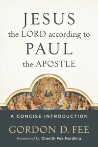Jesus the Lord according to Paul the Apostle_cover