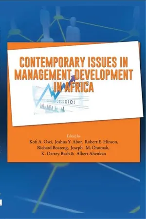 Contemporary Issues in Management  Developmnt in Africa