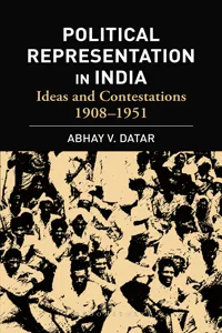 Political Representation In India_cover