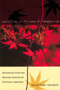 Leaves from an Autumn of Emergencies_cover