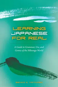 Learning Japanese for Real_cover