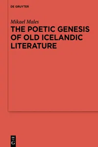 The Poetic Genesis of Old Icelandic Literature_cover