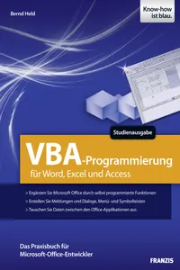 VBA-Programmierung für Word, Excel und Access_cover