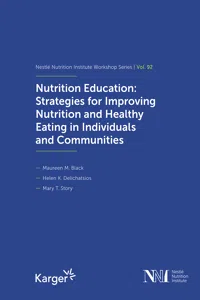 Nutrition Education: Strategies for Improving Nutrition and Healthy Eating in Individuals and Communities_cover