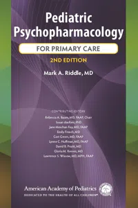 Pediatric Psychopharmacology for Primary Care_cover