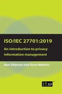 ISO/IEC 27701:2019: An introduction to privacy information management_cover