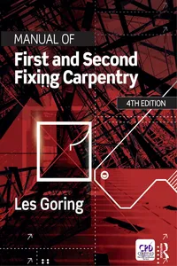 Manual of First and Second Fixing Carpentry_cover