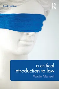 A Critical Introduction to Law_cover